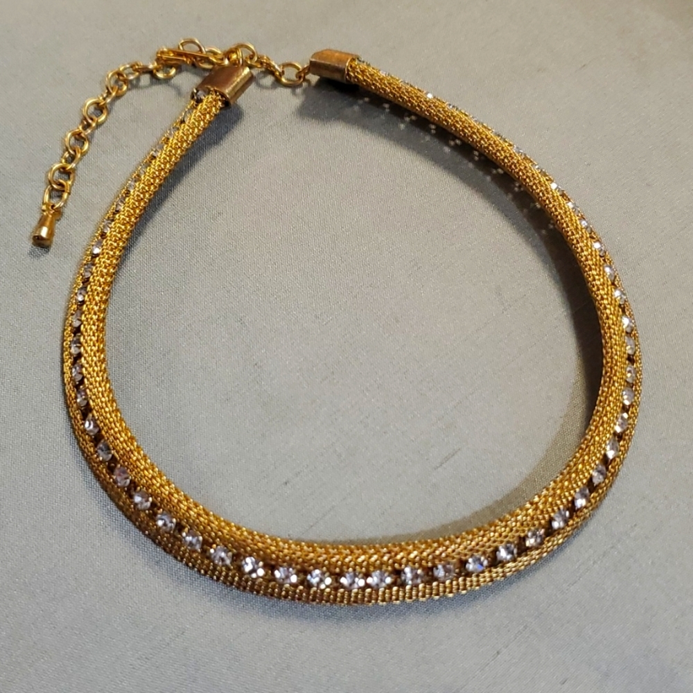 Vintage rhinestone chocker